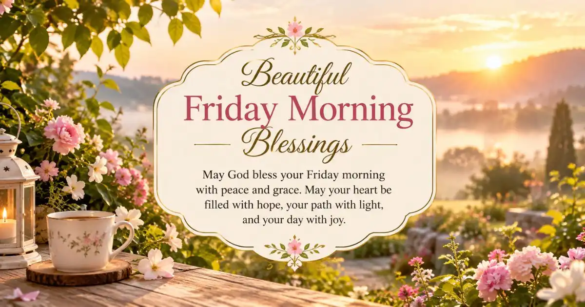 Beautiful Friday Morning Blessings