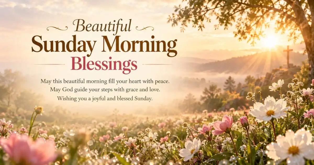 Beautiful Sunday Morning Blessings