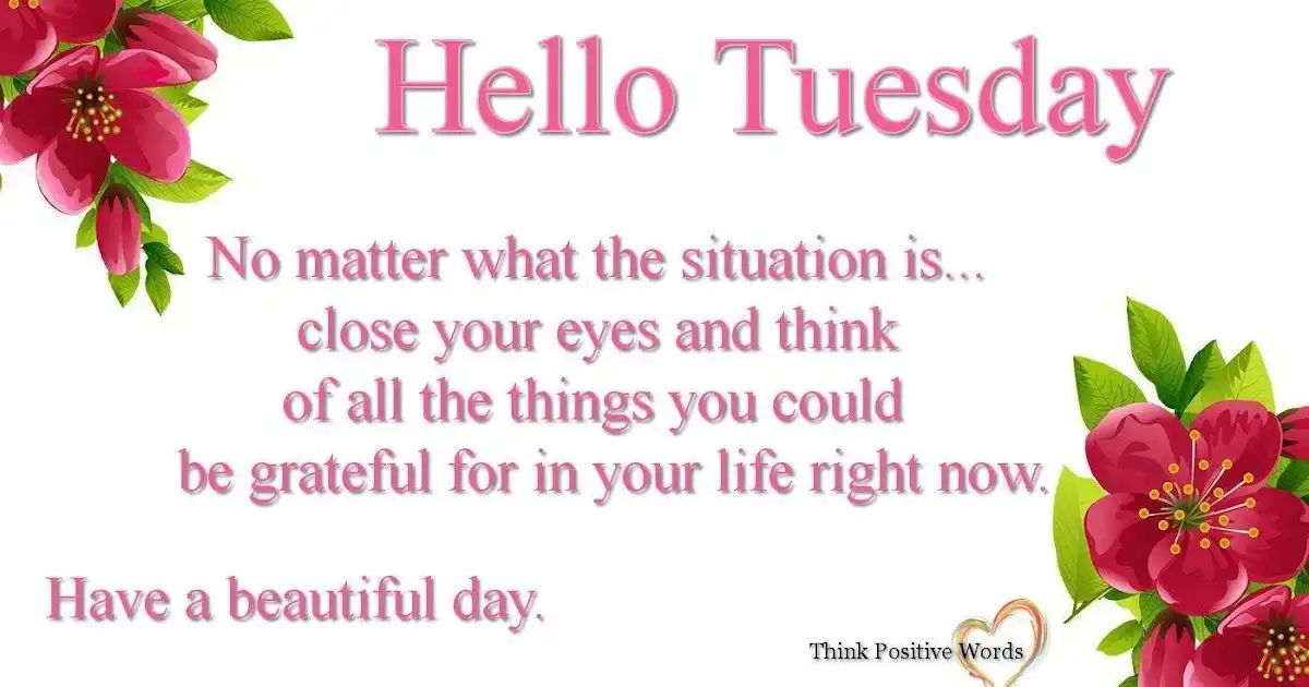 Beautiful Tuesday Morning Blessings
