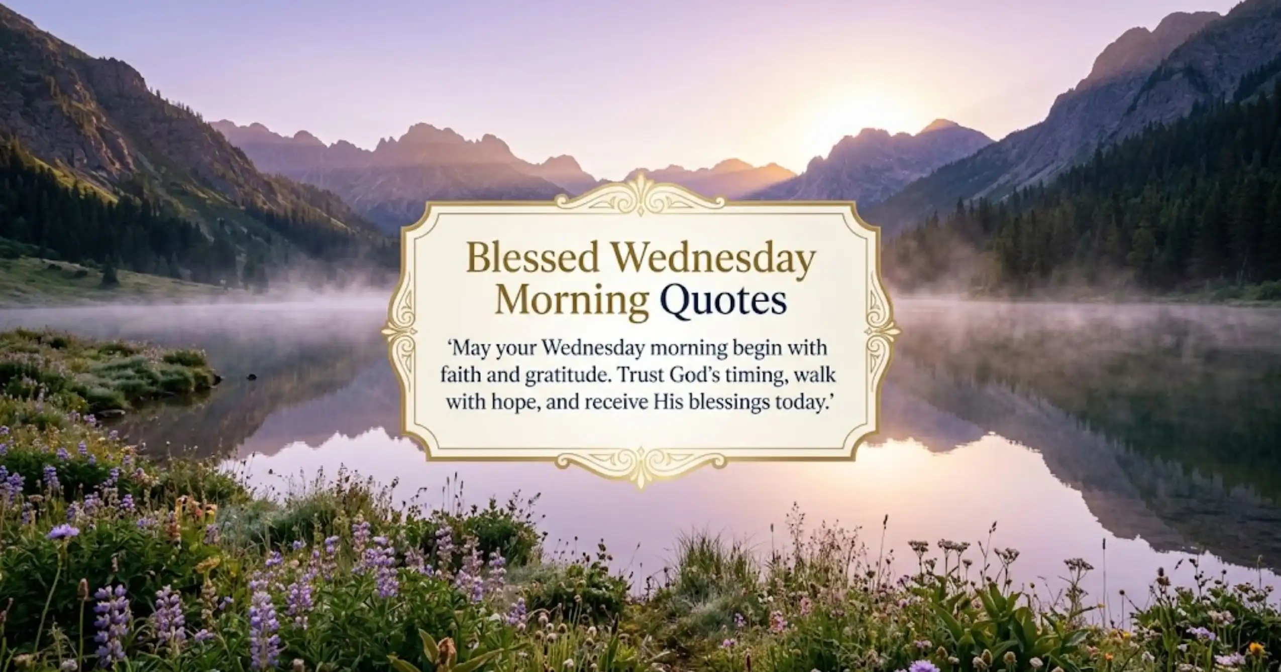 Blessed Wednesday Morning Quotes