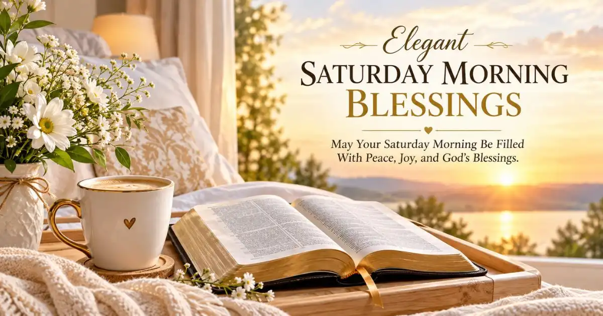 Elegant Saturday Morning Blessings