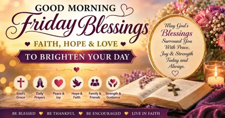 Good Morning Friday Blessings