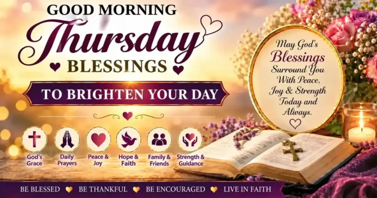 Good Morning Thursday Blessings