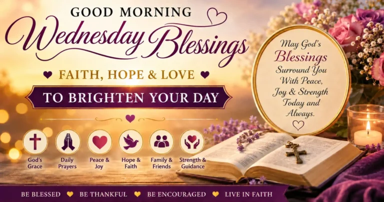 Good Morning Wednesday Blessings