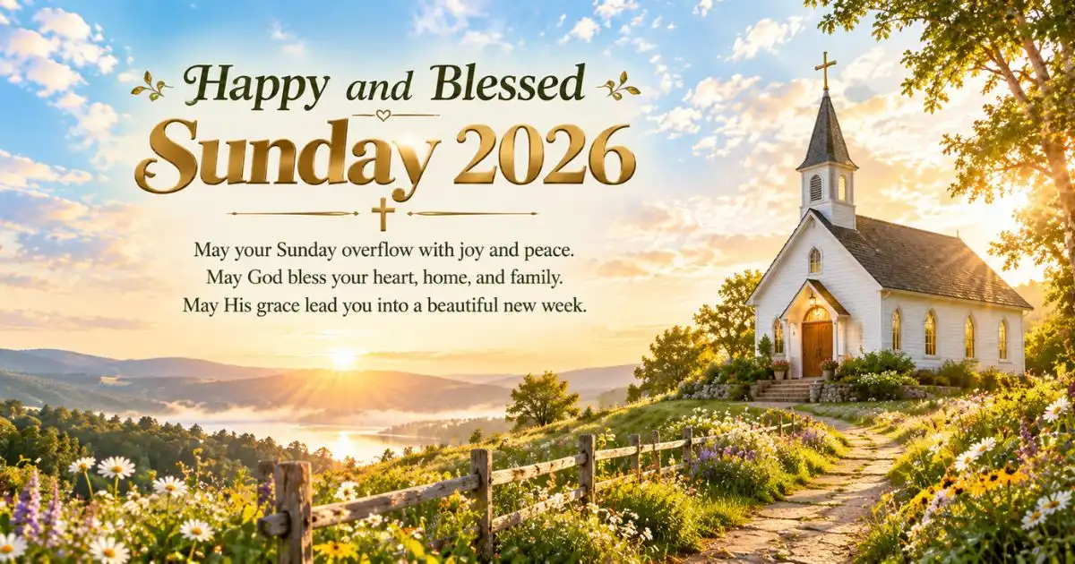 Happy and Blessed Sunday 2026