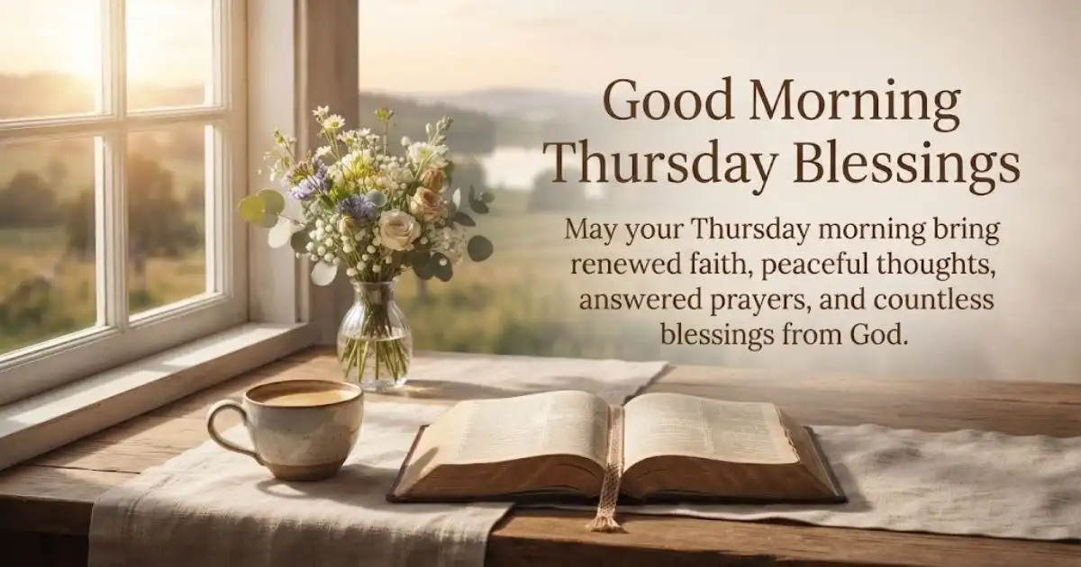 Inspirational Good Morning Thursday Blessings