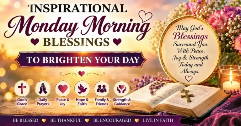 Inspirational Monday Morning Blessings