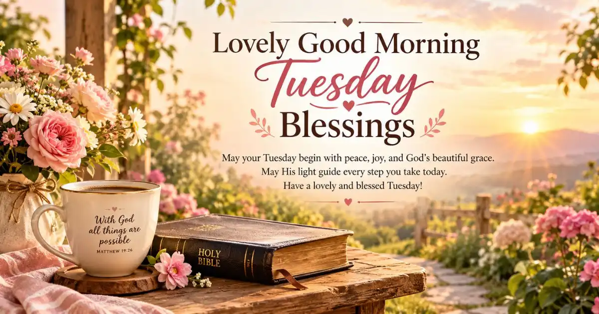 Lovely Good Morning Tuesday Blessings