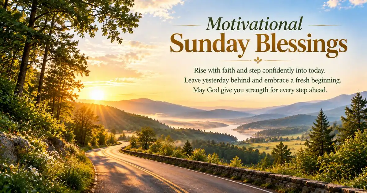 Motivational Sunday Blessings