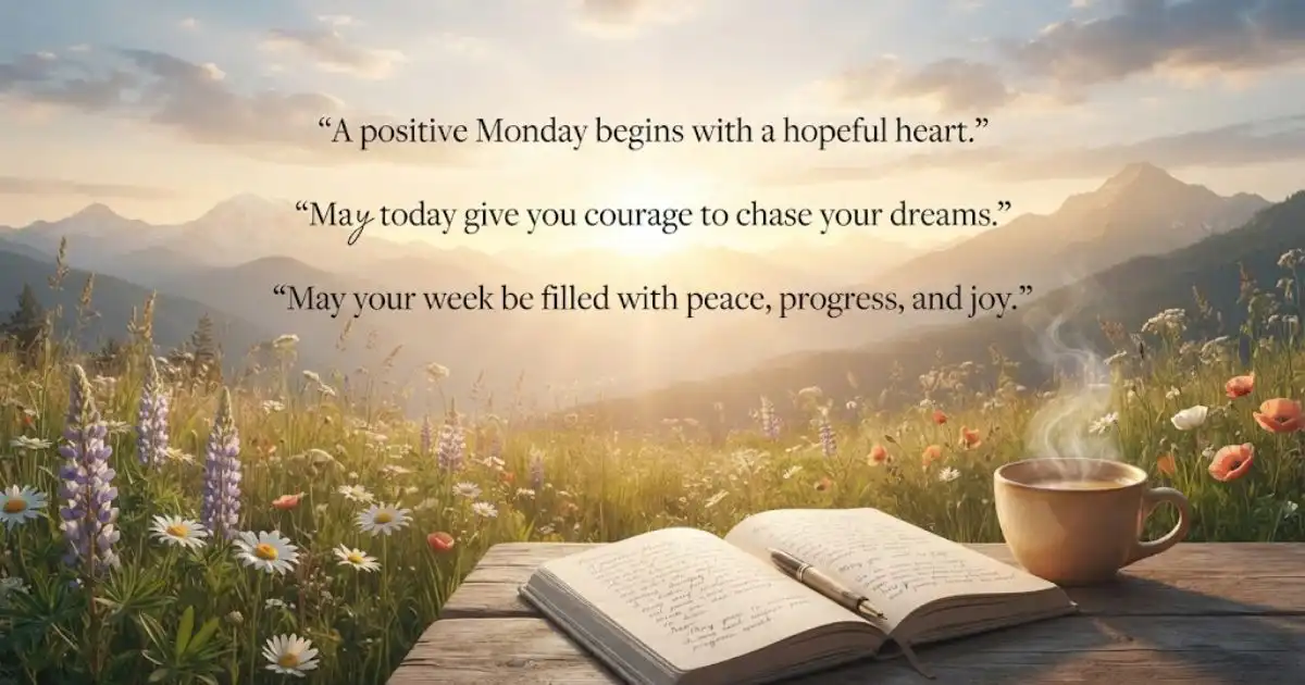 Positive Good Morning Monday Quotes