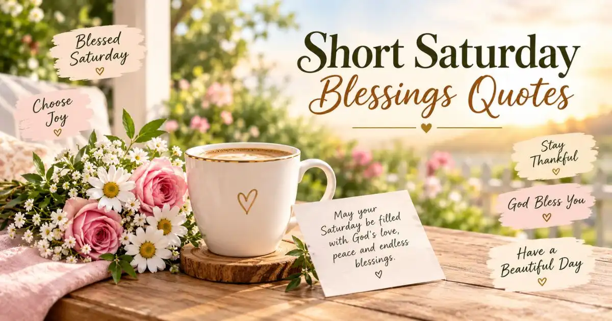 Short Saturday Blessings Quotes