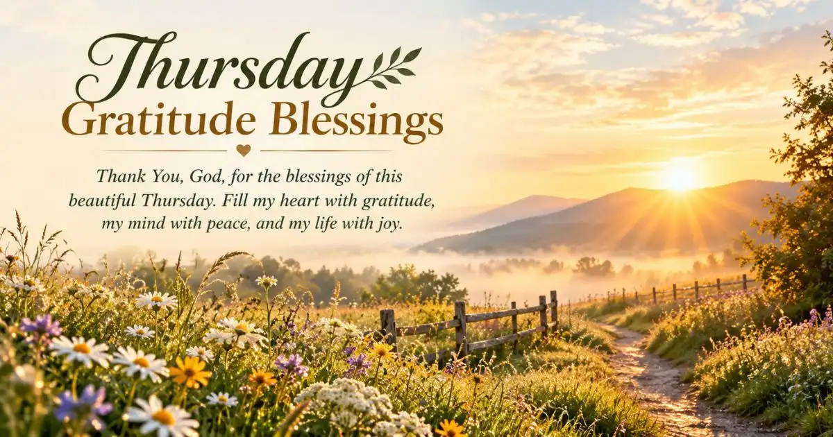 Thursday Gratitude Blessings