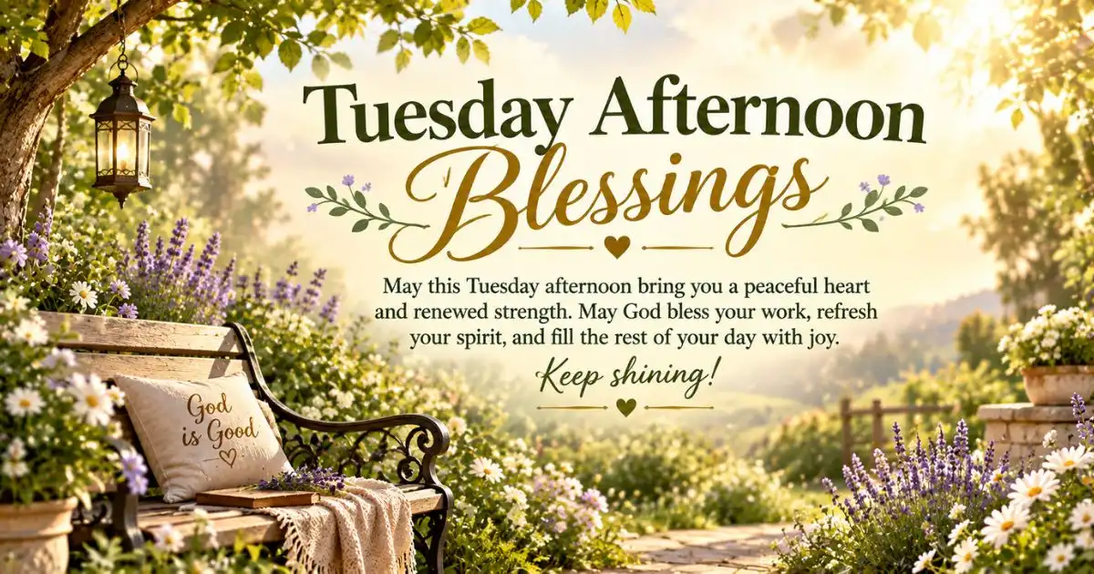 Tuesday Afternoon Blessings