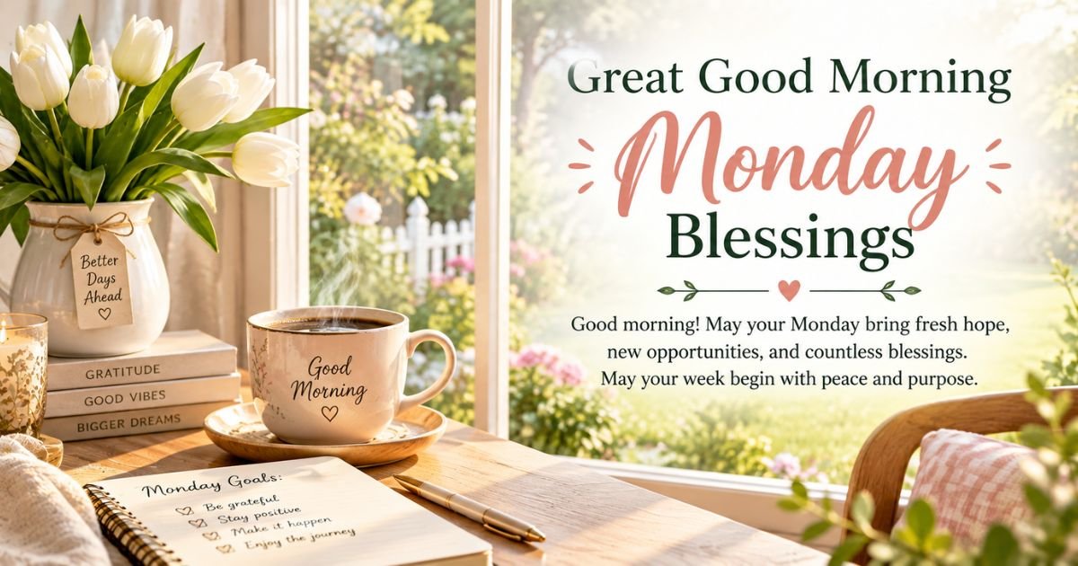 good morning monday blessings