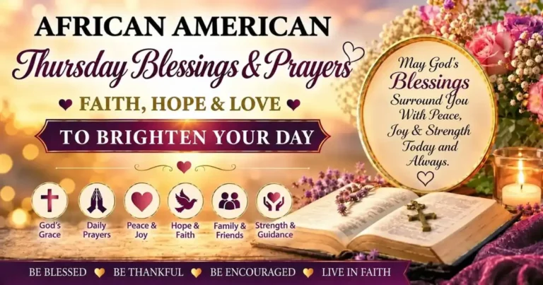 African American Thursday Blessings & Prayers