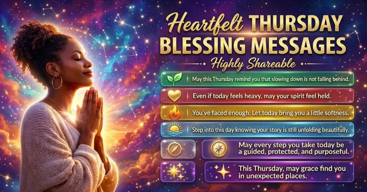 African American Thursday blessings and prayers