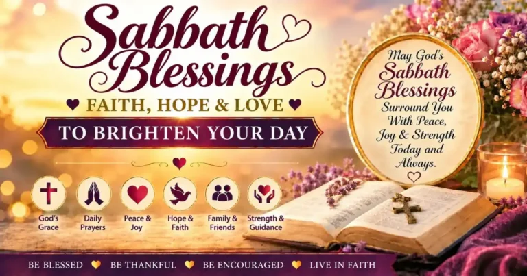 Sabbath Blessings